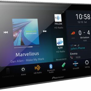 Pioneer - 9" Amazon Alexa and Android Auto™/Apple CarPlay® Bluetooth® Modular Multimedia Receiver - Black