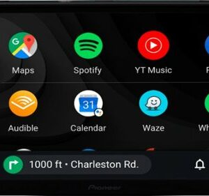 Pioneer - 9" Amazon Alexa and Android Auto™/Apple CarPlay® Bluetooth® Modular Multimedia Receiver - Black