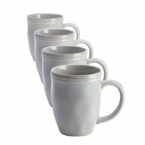 Rachael Ray - Cucina 16-Piece Ceramic Dinnerware Set - Sea Salt Gray