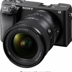 Sony - FE 20mm f/1.8 G Ultra Wide Angle Prime Lens for E-mount Cameras - Black