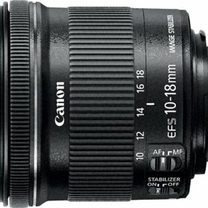 Canon - EF-S10-18mm F4.5-5.6 IS STM Ultra-Wide Zoom Lens for EOS DSLR Cameras - Black