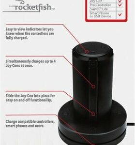 Rocketfish™ - Joy-Con Charge Station For Nintendo Switch & Switch OLED - Black