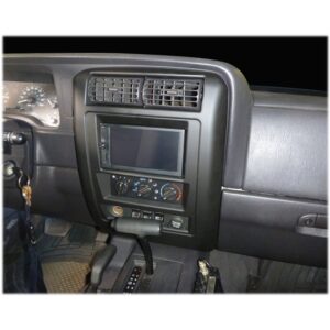 Metra - Dash Kit for Select 1997-2001 Jeep Cherokee DDIN - Matte Black