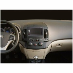 Metra - Dash Kit for Select 2009-2012 Hyundai Elantra DIN DDIN - Matte Black