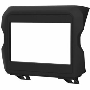 Metra - Dash Kit for Select 2018-2023 Jeep Wrangler Gladiator Wrangler JL DIN DDIN - Matte Black