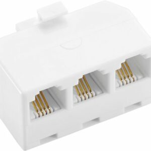 Insignia™ - Phone Splitter - White