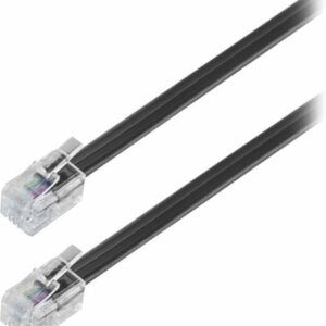 Insignia™ - 25' Phone Cable - Black