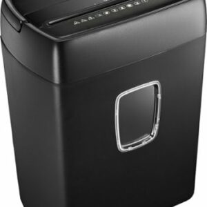 Insignia™ - 10-Sheet Crosscut Paper/CD Shredder - Black