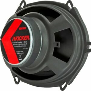 KICKER - KS Series 6" x 8" 2-Way Car Speakers with Polypropylene Cones (Pair) - Black