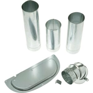 Side Vent Kit for Select GE Dryers - Silver