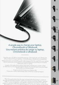 Insignia™ - Universal 65W Laptop Charger - Black