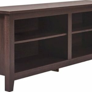 Click Decor - Stand for Most Flat-Panel TVs up to 60" - Dark Walnut