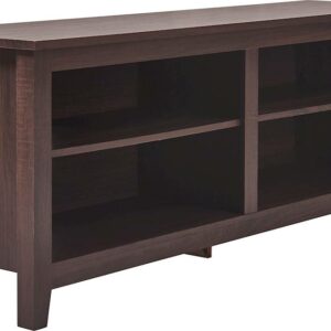 Click Decor - Stand for Most Flat-Panel TVs up to 60" - Dark Walnut