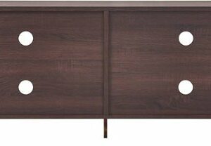 Click Decor - Stand for Most Flat-Panel TVs up to 60" - Dark Walnut