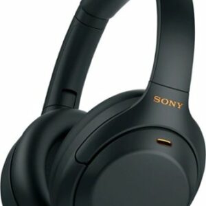 Sony - WH1000XM4 Wireless Noise-Cancelling Over-the-Ear Headphones - Black