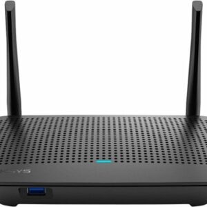 Linksys - MAX-STREAM AC1300 Dual-Band Mesh Wi-Fi 5 Router - Black