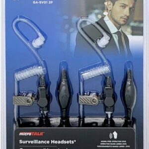 Cobra - Surveillance Headset (2-pack) - Black