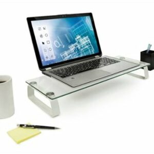 Mount-It! - Monitor Riser and Laptop Stand - White