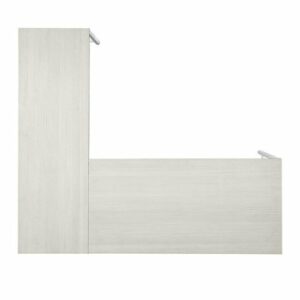 OSP Home Furnishings - Contempo L-Shaped Table - White Oak