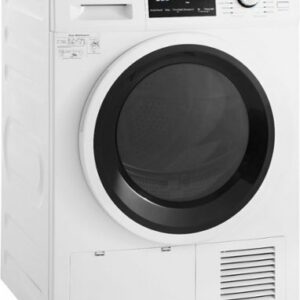 Insignia™ - 4.4 Cu. Ft. 16-Cycle Stackable Electric Dryer with Ventless Drying - White