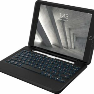 ZAGG - Rugged Book Keyboard & Case for Apple iPad 10.2” (7th, 8th, 9th Gen) and iPad Air 10.5" (3rd Gen) - Black