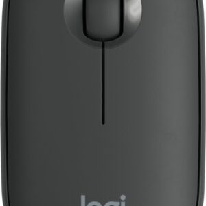 Logitech - Pebble i345 Bluetooth Optical Ambidextrous Mouse for iPad - Graphite