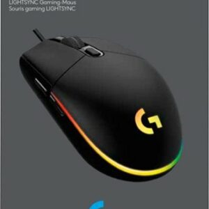 Logitech - G203 LIGHTSYNC Wired Optical Gaming Mouse with 8,000 DPI sensor - Black