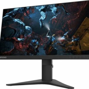 Lenovo - Geek Squad Certified Refurbished 24.5" LED FHD FreeSync Monitor - Raven Black