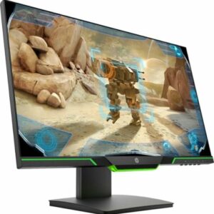 HP - Geek Squad Certified Refurbished 24.5" LED FHD Monitor - Gray/Green