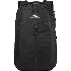 High Sierra - Swerve Pro Laptop Backpack for 17" Laptop - Black