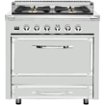 Viking - Tuscany 3.8 Cu. Ft. Freestanding Dual Fuel True Convection Range - Frost White