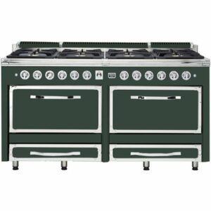 Viking - Tuscany 7.6 Cu. Ft. Freestanding Dual Fuel Convection Range - Green