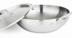 Viking - Professional 5 Ply 12" Chef's Pan - Satin/Stainless Steel