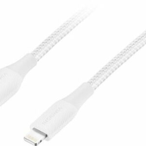 Insignia™ - 4' / 6' / 10' Lightning to USB Braided Charge-and-Sync Cables (3 Pack) - Moon Gray