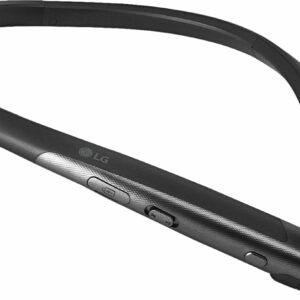 LG - Geek Squad Certified Refurbished TONE PLATINUM+ Bluetooth Headset - Black