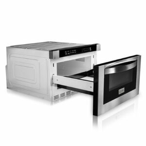 ZLINE - 24" 1.2 cu. ft. Built-in Microwave Drawer in Stainless Steel - Silver