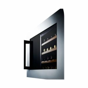 Summit Appliance - 28-Bottle Built-In Wine Cooler - Stainless Steel