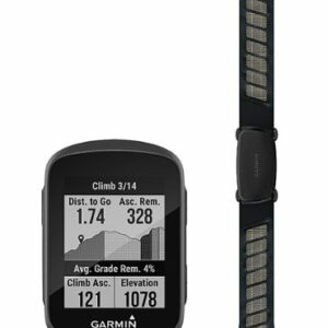 Garmin - Edge 130 Plus Compact 1.8" GPS bike computer with training features bundle - Black