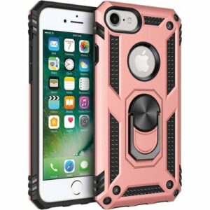 SaharaCase - Military Kickstand Series Case for Apple® iPhone® SE (2nd Generation and 3rd Generation) - Rose Gold