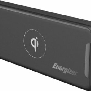 Energizer - Ultimate Lithium 10,000mAh 20W Qi Wireless Portable Charger/Power Bank QC 3.0 & PD 3.0 for Apple, Android, USB Devices - Black