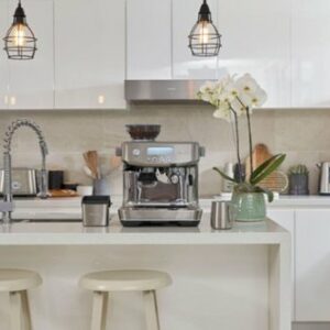 Breville - the Barista Pro™ with a ThermoJet heating system, 3 second heat up time and precise espresso extraction - Brushed Stainless Steel