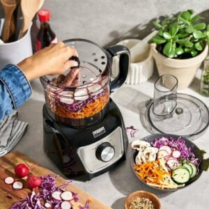 Bella Pro Series - 8-Cup Food Processor - Black