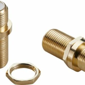 Rocketfish™ - Coaxial Cable Couplers (2 Pack) - Gold