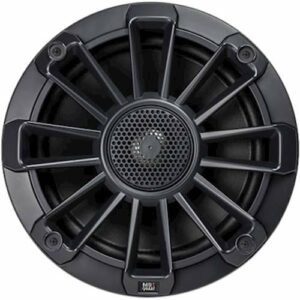 MB Quart - Nautic Premium 6-1/2" 2-Way Marine Speakers with Composite IMPP Cones (Pair) - Black