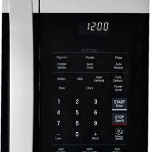 LG - 1.7 Cu. Ft. Over-the-Range Microwave with EasyClean - Stainless Steel