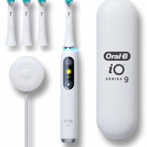 Oral-B - iO Series 9 Connected Rechargeable Electric Toothbrush - White Alabaster