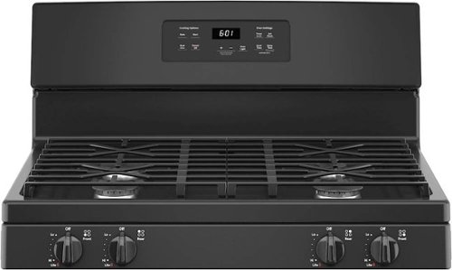 GE - 4.8 Cu. Ft. Freestanding Gas Range - Black