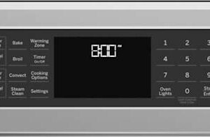 GE - 6.6 Cu. Ft. Slide-In Double Oven Electric True Convection Range with Self-Steam Cleaning and No-Preheat Air Fry - Stainless Steel