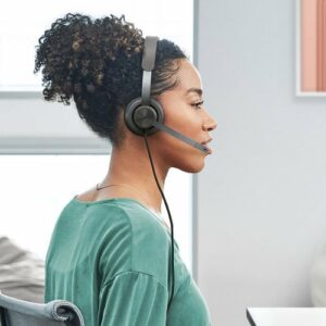 Logitech - Zone Wired Noise Cancelling Headset for Microsoft Teams - Graphite