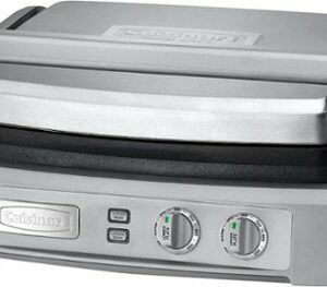 Cuisinart - Griddler Deluxe Electric Griddle - Stainless Steel